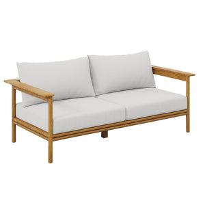 Wren 4-Piece Outdoor Patio Teak Wood Furniture Set by Modway