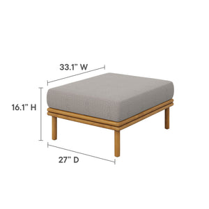 Wren 6-Piece Outdoor Patio Teak Wood Furniture Set by Modway