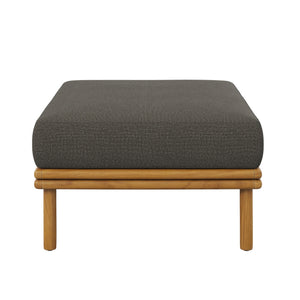 Wren Outdoor Patio Teak Wood Ottoman By Modway