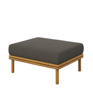 Wren Outdoor Patio Teak Wood Ottoman By Modway