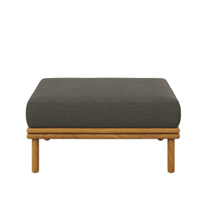 Wren Outdoor Patio Teak Wood Ottoman By Modway