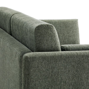 Linden Upholstered Heathered Chenille Small Sofa