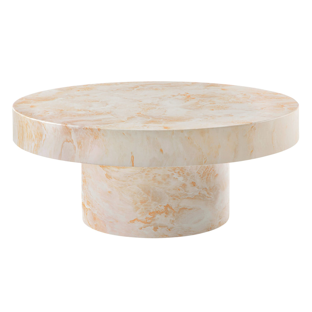 Alora Indoor - Outdoor Patio Concrete Round Coffee Table by Modway