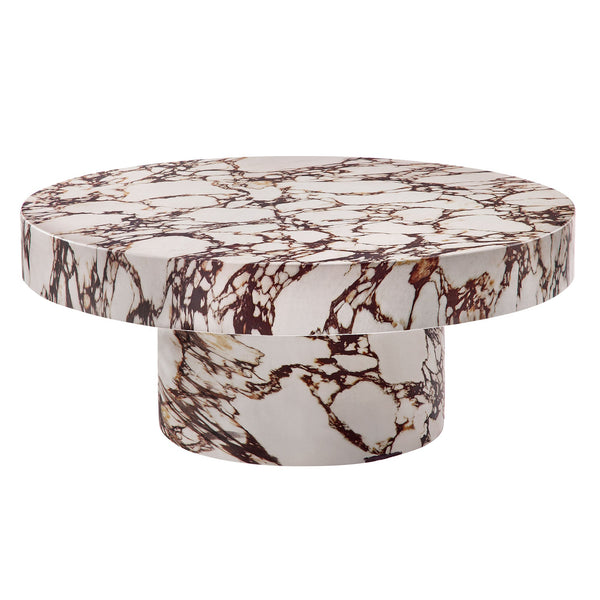 Alora Indoor - Outdoor Patio Concrete Round Coffee Table by Modway