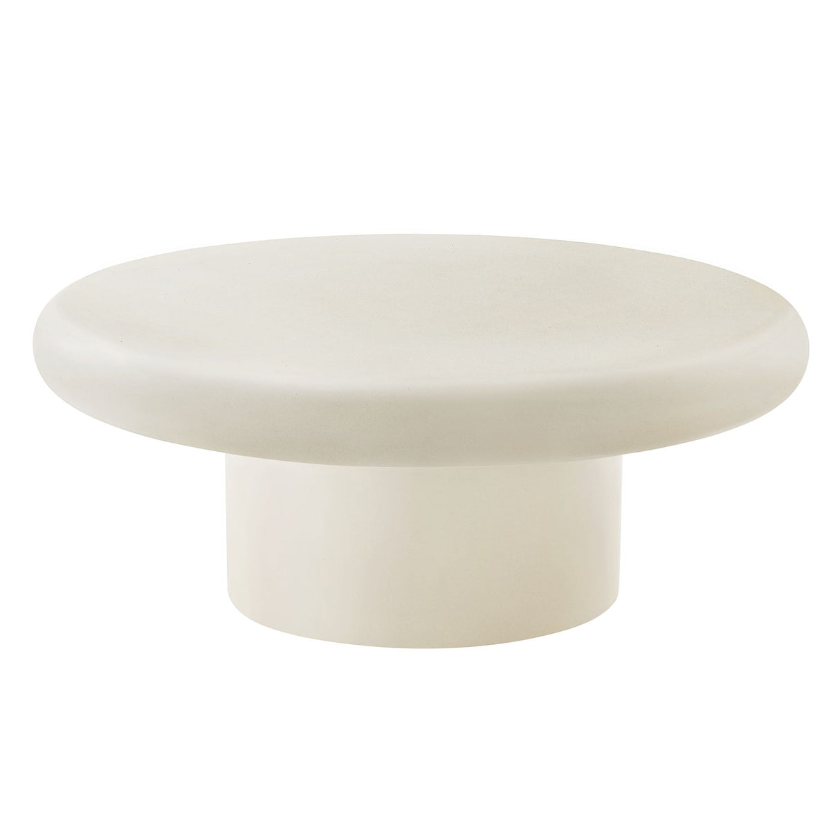 Argos Indoor-Outdoor Patio Concrete Round Coffee Table by Modway