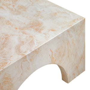Valen Indoor - Outdoor Patio Arched Concrete Coffee Table by Modway