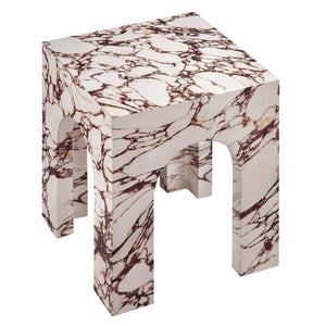 Valen Square Indoor-Outdoor Patio Arched Concrete Side Table by Modway