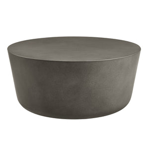 Brion Round Indoor-Outdoor Concrete Coffee Table by Modway
