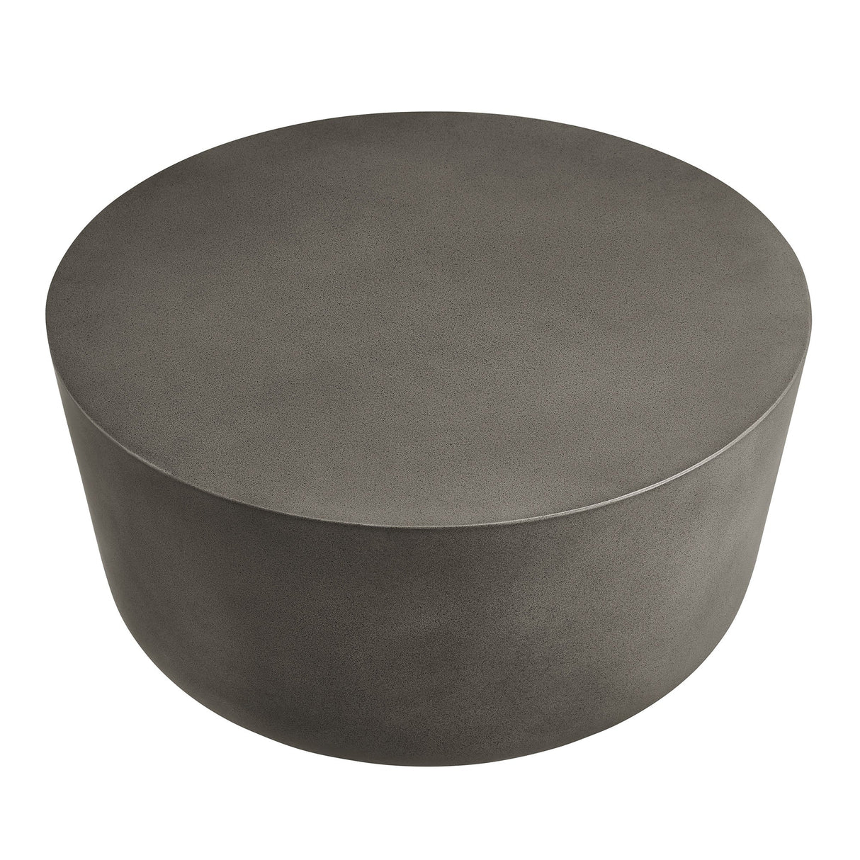 Brion Round Indoor-Outdoor Concrete Coffee Table by Modway