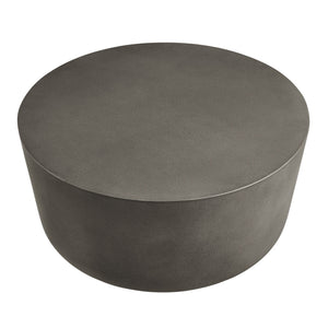 Brion Round Indoor-Outdoor Concrete Coffee Table by Modway
