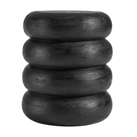 Ellery Round Stacked Wood Side Table by Modway