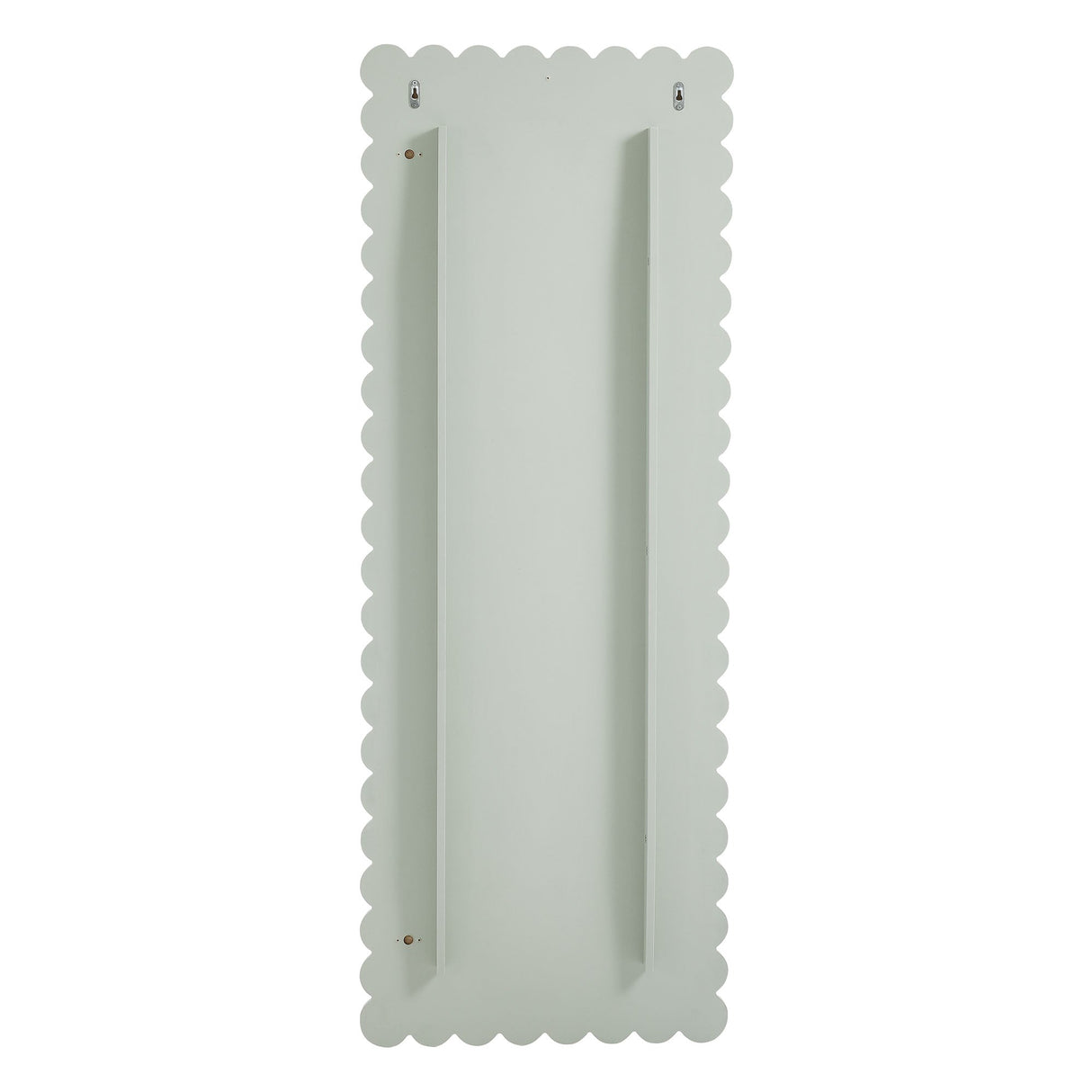 Emmeline Scalloped Rectangle Floor Mirror by Modway