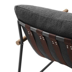 Raya Outdoor Patio Boucle Lounge Chair and Ottoman by Modway