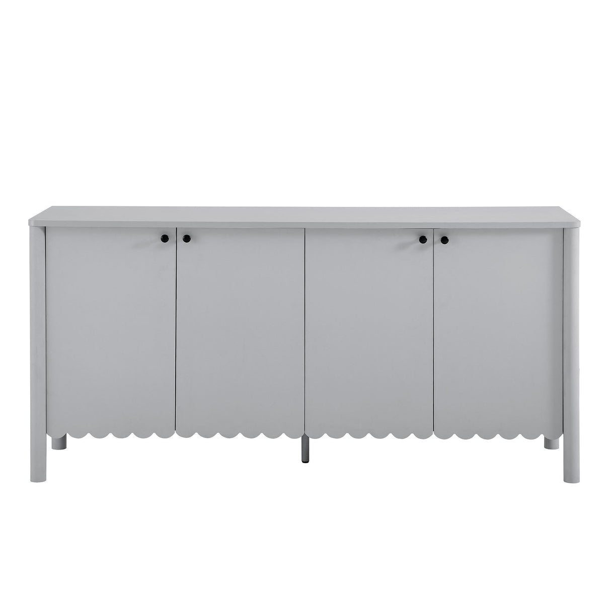 Emmeline 66" 4-Door Scalloped Sideboard Cabinet by Modway