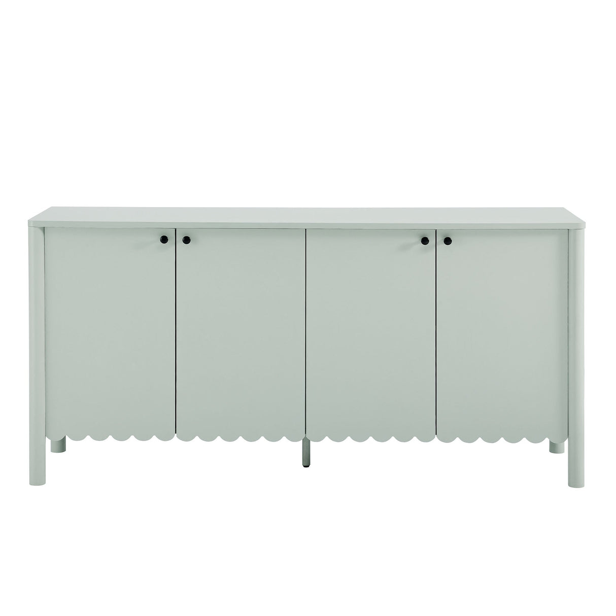 Emmeline 66" 4-Door Scalloped Sideboard Cabinet by Modway