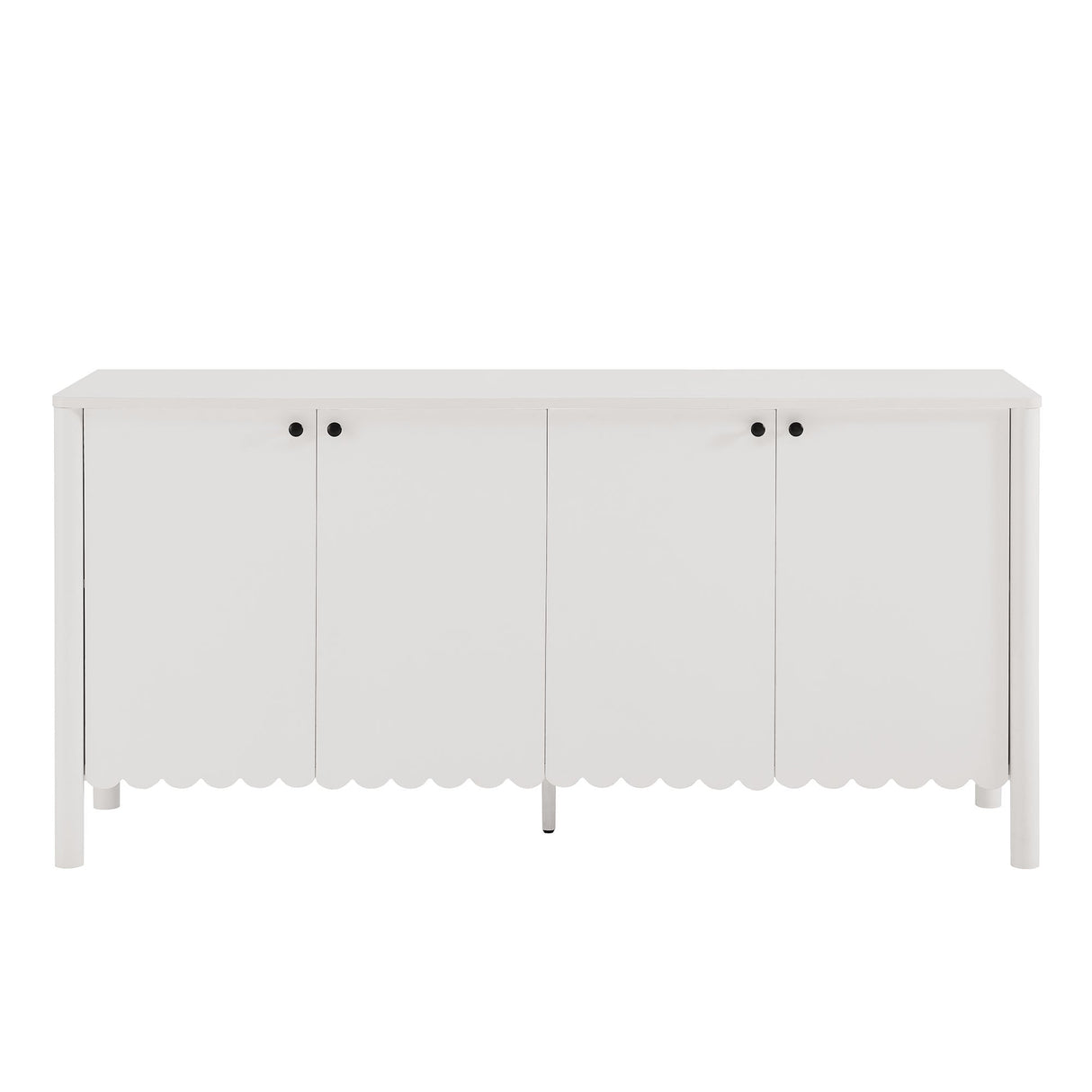 Emmeline 66" 4-Door Scalloped Sideboard Cabinet by Modway