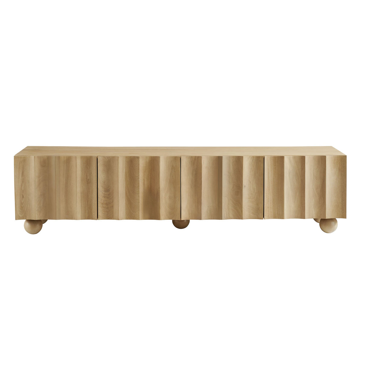 Sorren Scalloped 71" Wood TV Stand by Modway