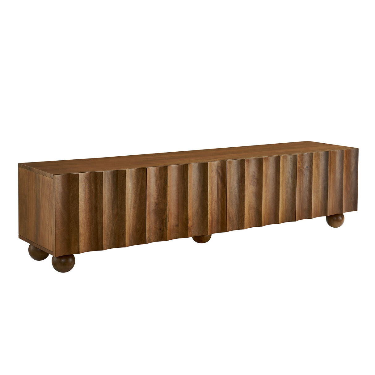Sorren Scalloped 71" Wood TV Stand by Modway