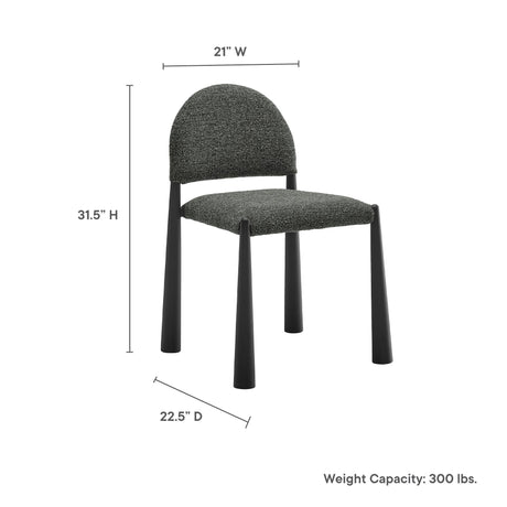 Hayley Upholstered Fabric Dining Side Chair by Modway
