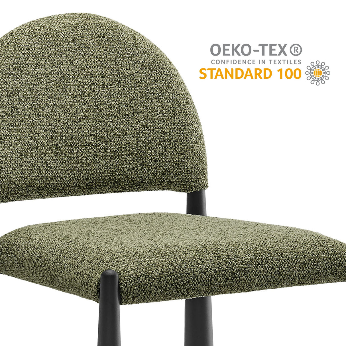 Hayley Upholstered Fabric Dining Side Chair by Modway