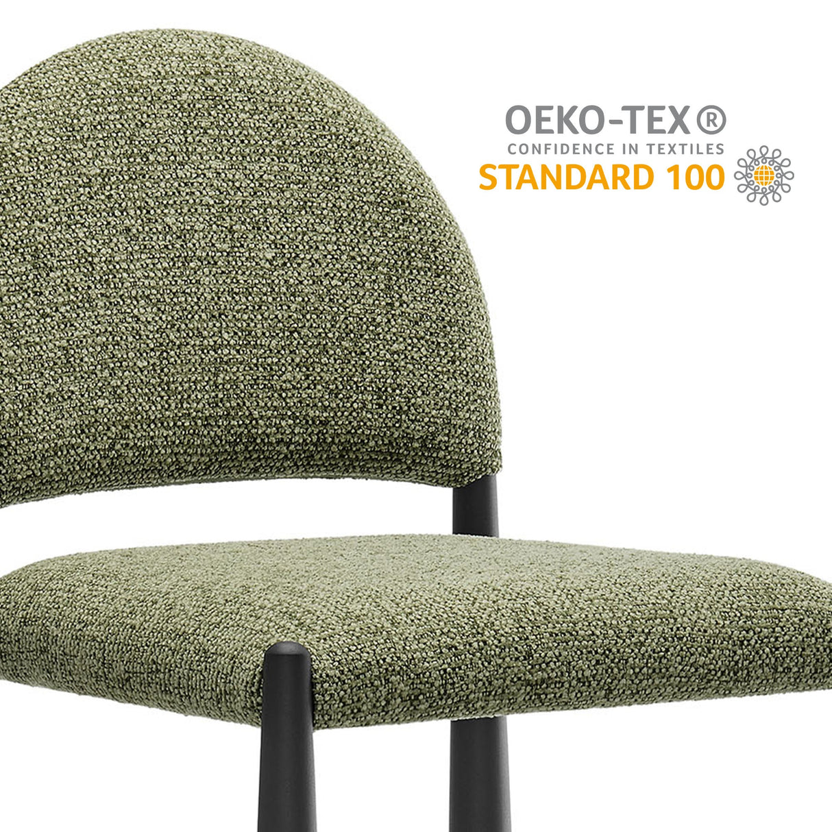 Hayley Upholstered Fabric Counter Stool by Modway
