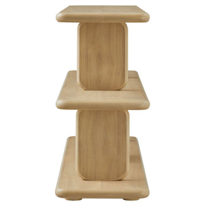 Lyle Sculptural 2-Tier Bookshelf by Modway