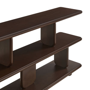 Lyle Sculptural 2-Tier Bookshelf by Modway
