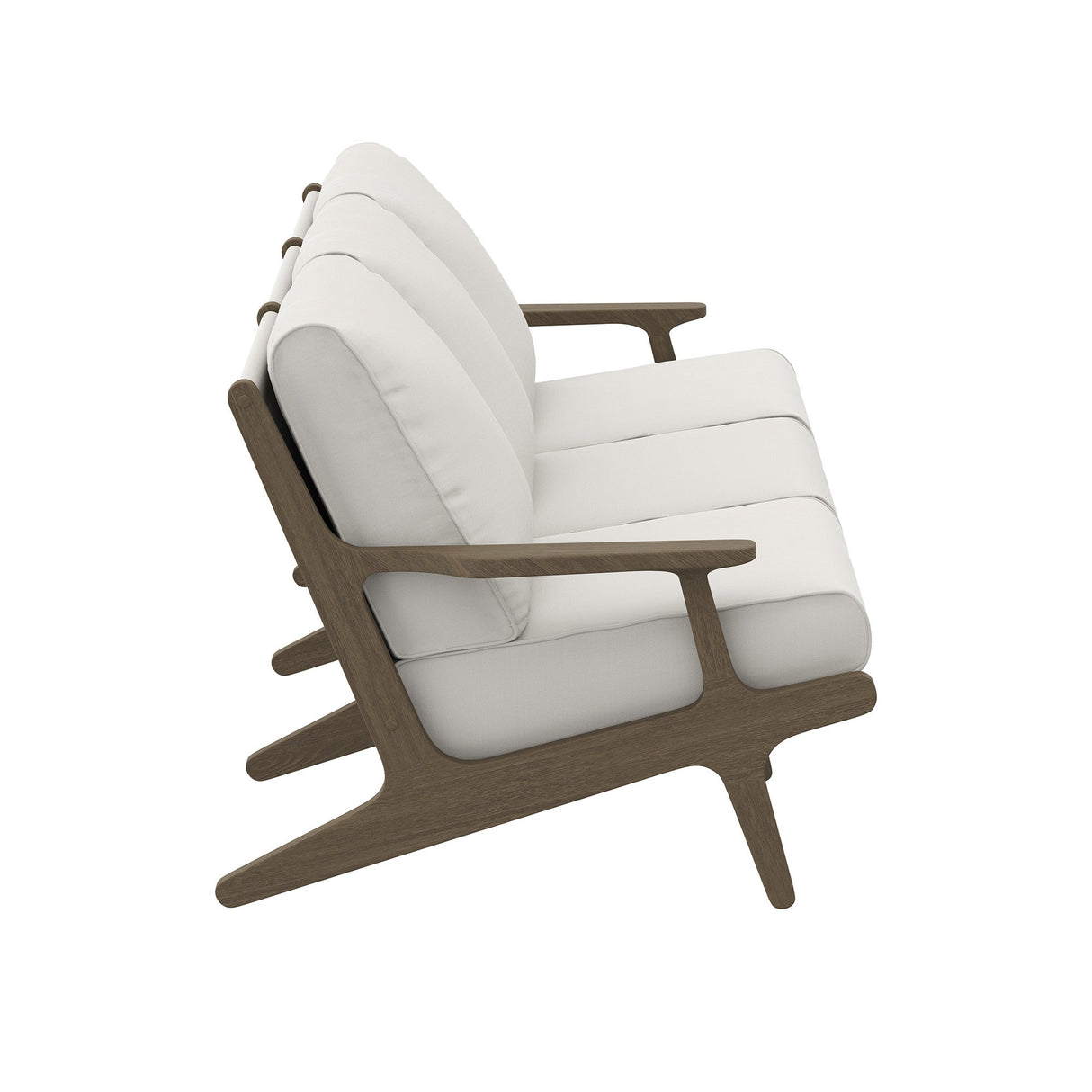Saratoga Outdoor Patio Teak Sofa by Modway