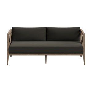 Northlake Outdoor Patio Teak Wood Loveseat and Ottoman Set by Modway