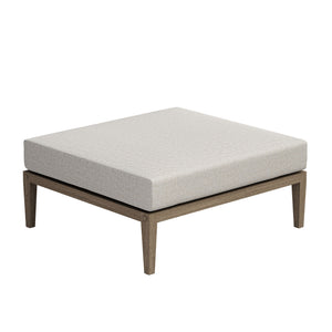 Northlake Outdoor Patio Teak Wood Loveseat and Ottoman Set by Modway