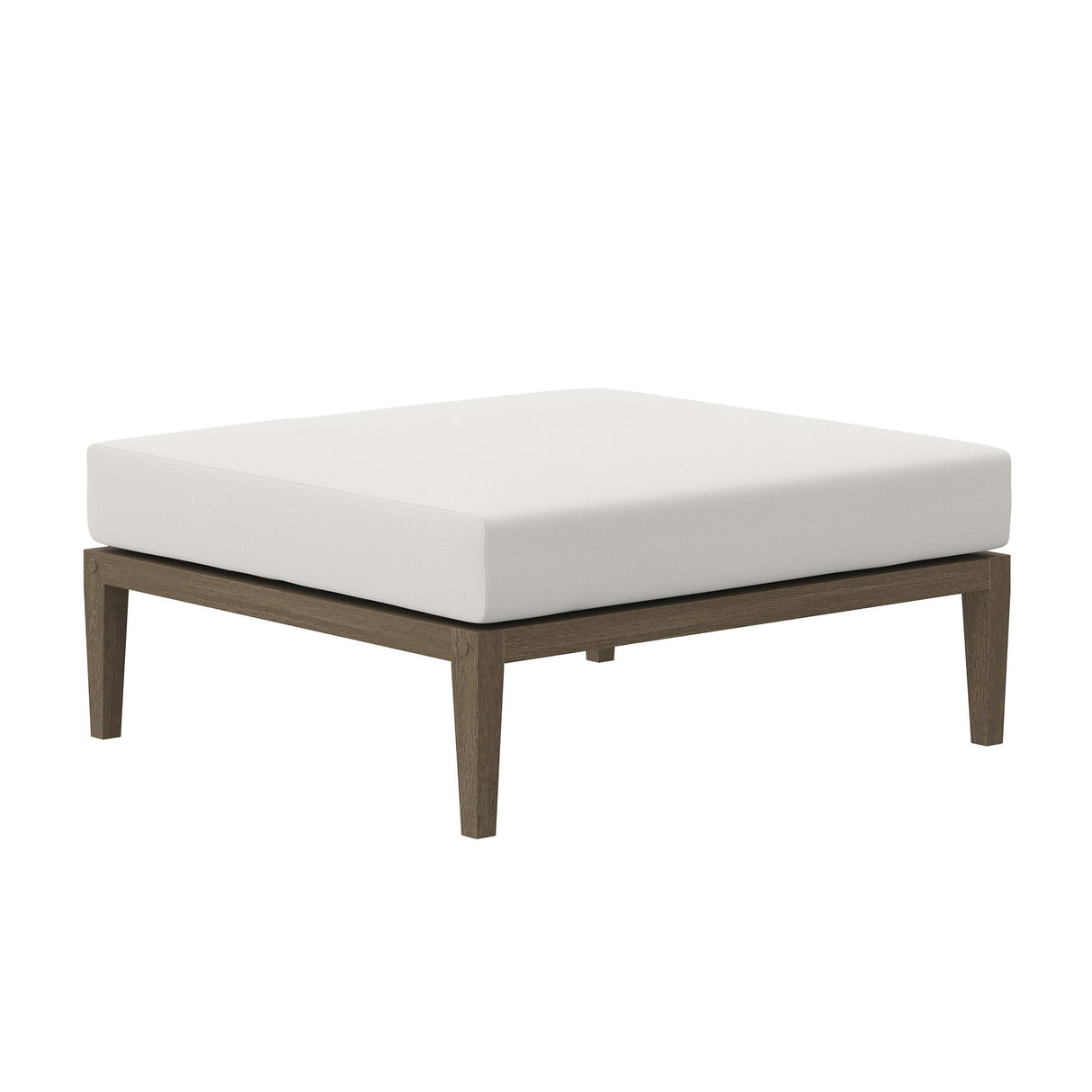 Northlake Outdoor Patio Teak Ottoman by Modway