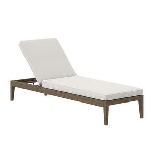Northlake Outdoor Patio Teak Chaise Lounge by Modway