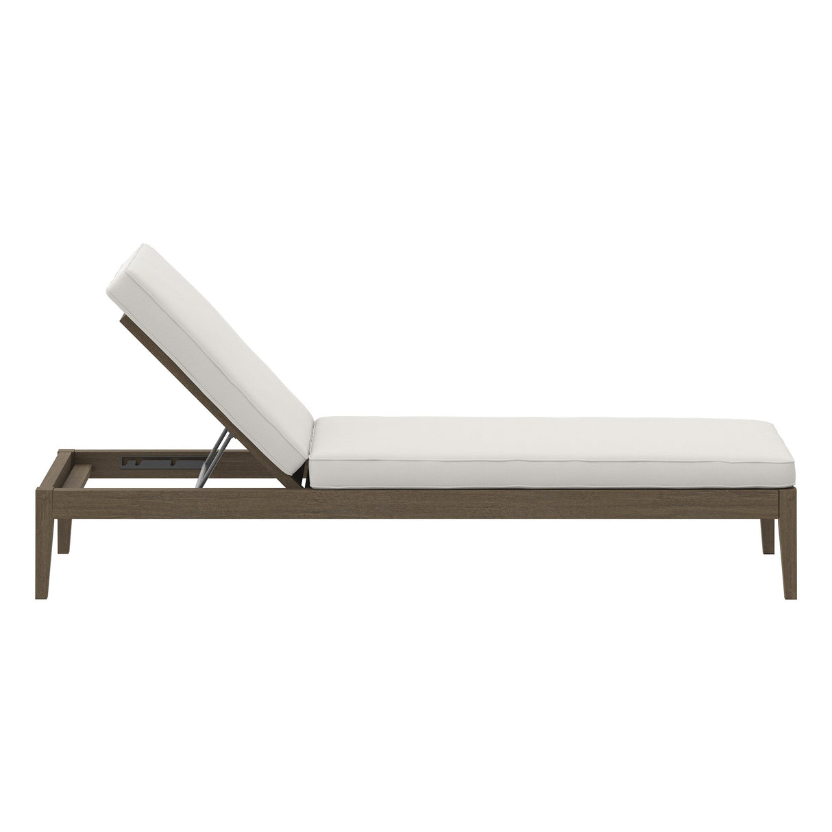 Northlake Outdoor Patio Teak Chaise Lounge by Modway