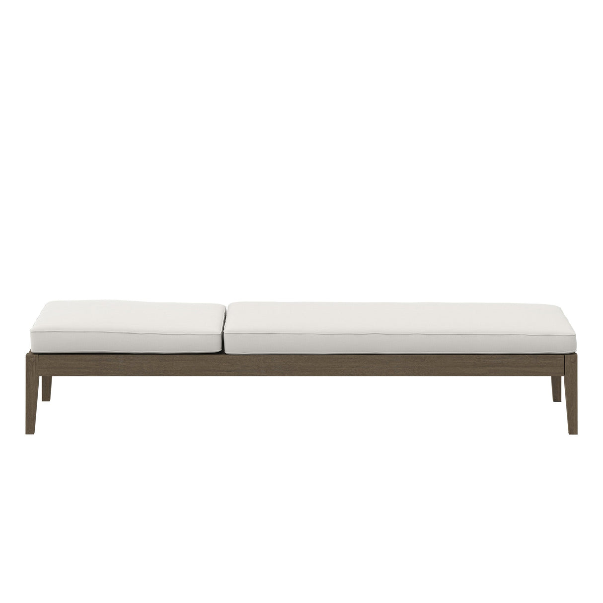 Northlake Outdoor Patio Teak Chaise Lounge by Modway