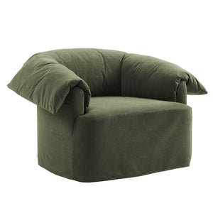 Lark Slipcovered Fabric Oversized Armchair by Modway