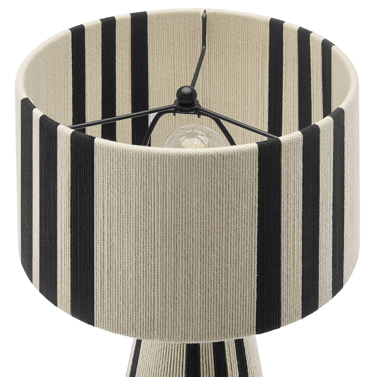 Gia Handwoven Cotton Thread Table Lamp by Modway