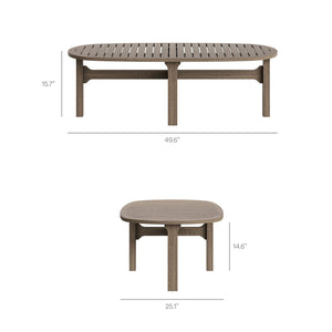 Saratoga 5-Piece Outdoor Patio Teak Wood Furniture Set by Modway