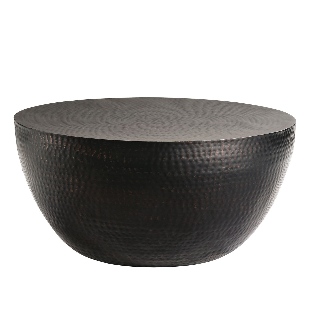 Mella 32 Inch Metal Hammered Coffee Table by Modway