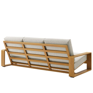 Lirienne Outdoor Patio Aluminum Faux Wood Sofa by Modway
