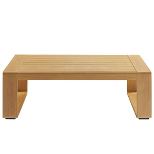Lirienne Outdoor Patio Aluminum Faux Wood Coffee Table by Modway