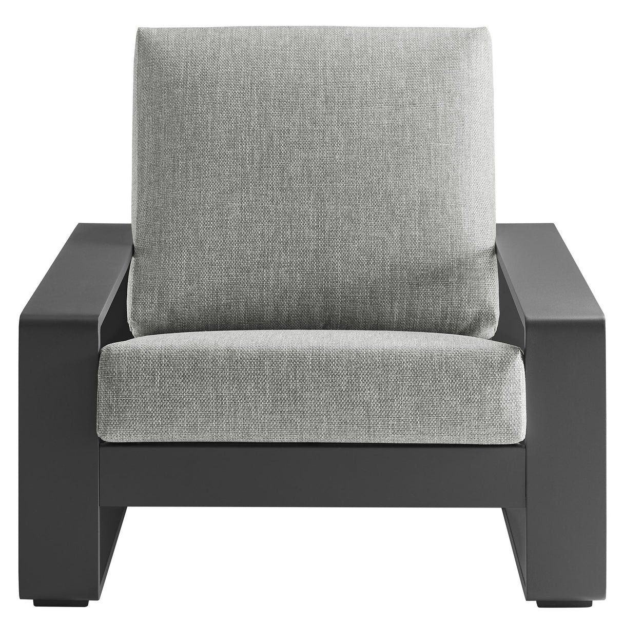 Lirienne Outdoor Patio Aluminum Faux Wood Armchairs Set of 2 by Modway
