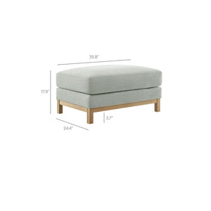 Roscoe Fabric Ottoman by Modway