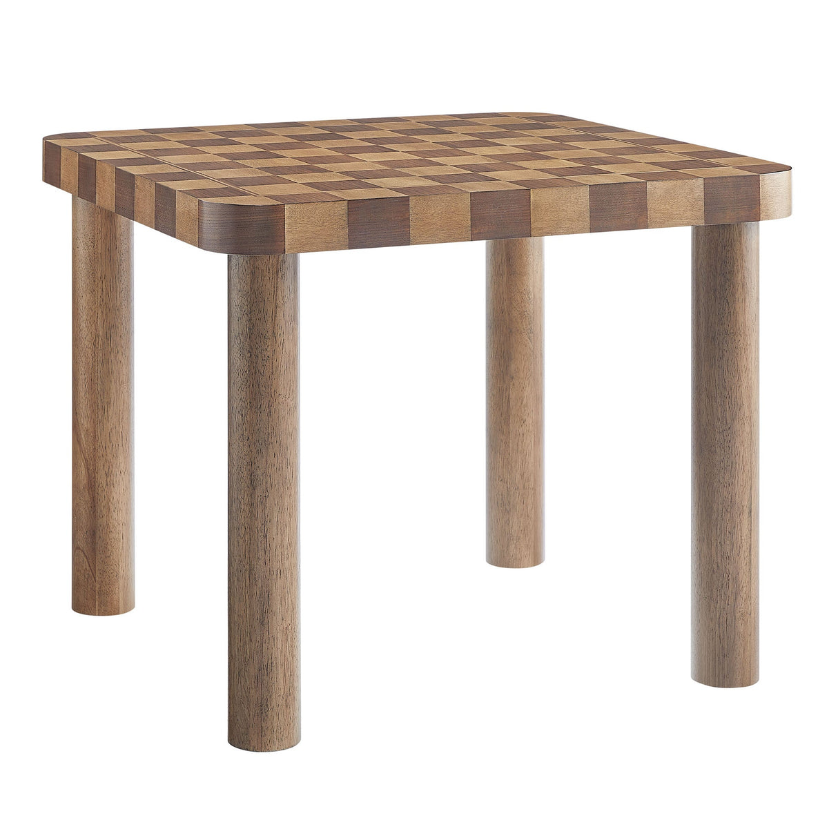Oscar 36" Square Checkered Dining Table by Modway