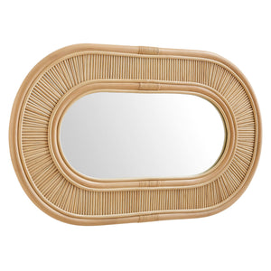 Sovana Oval Rattan Wall Mirror by Modway