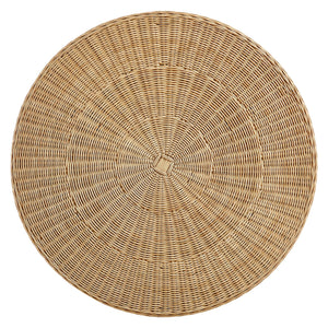 Ainsley 32 Inch Round Natural Rattan Coffee Table