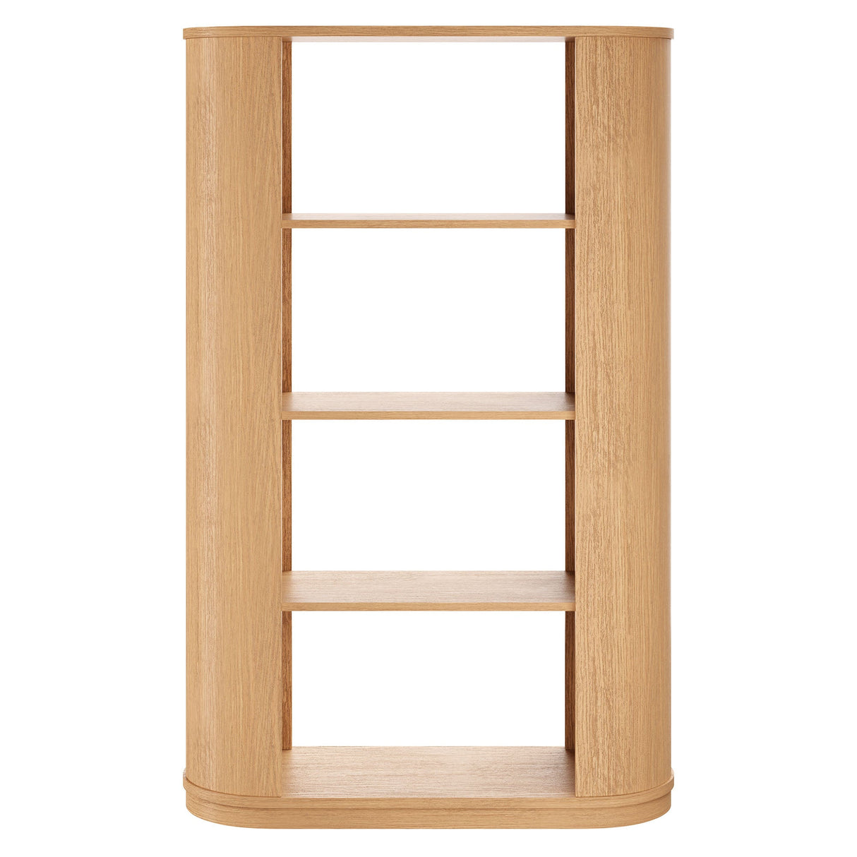 Aspect 74 Inch Curved 4 Tier Bookshelf by Modway