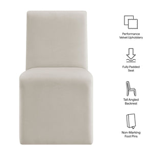 Emory Upholstered Performance Velvet Dining Side Chair