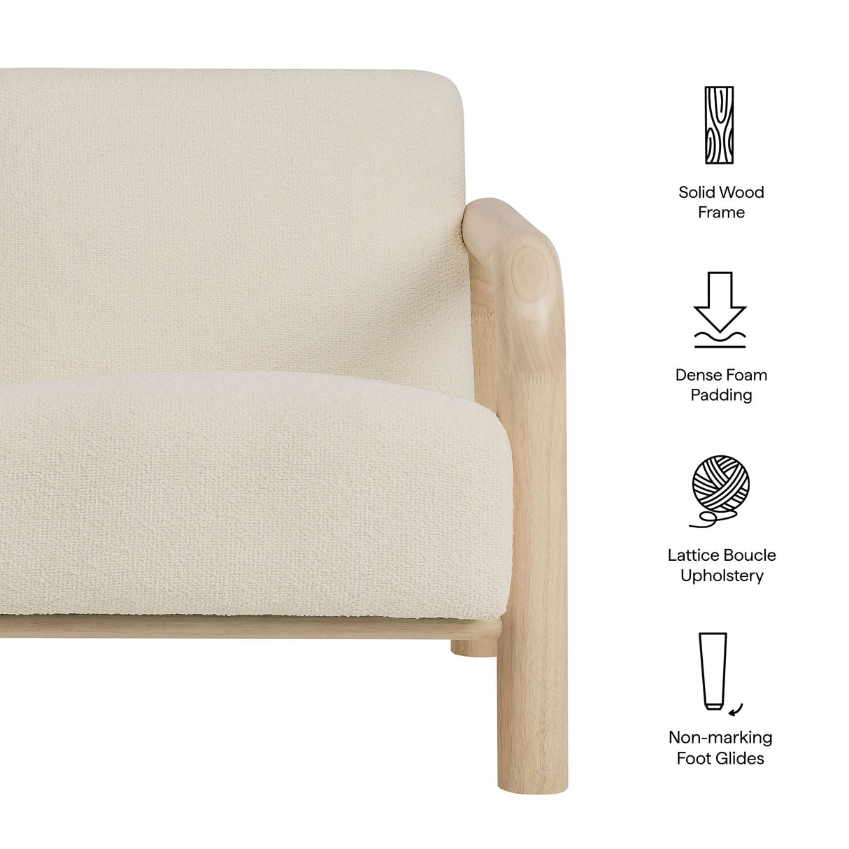 Sereno Boucle Accent Chair by Modway