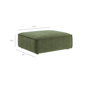 Restore 4-Piece Performance Fabric Upholstered Modular Sofa Set with Ottoman by Modway
