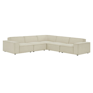 Restore 5-Piece Performance Fabric Upholstered Modular L-Shaped Sofa by Modway